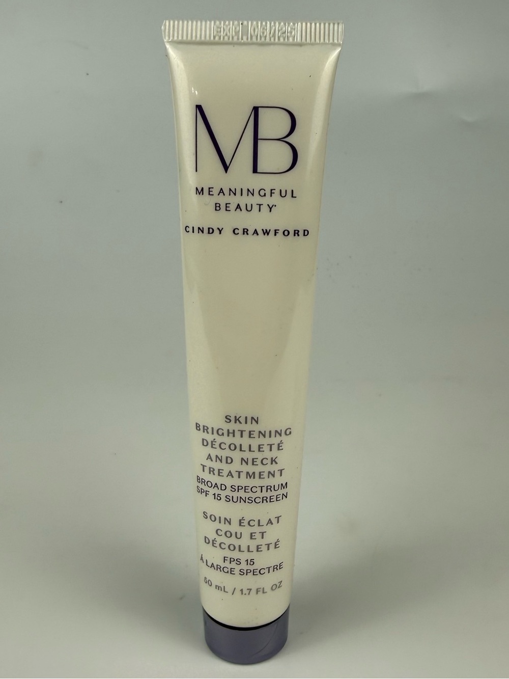 NEW Meaningful Beauty Skin Brightening Decollete AND Neck 1.7 OZ Full Size
